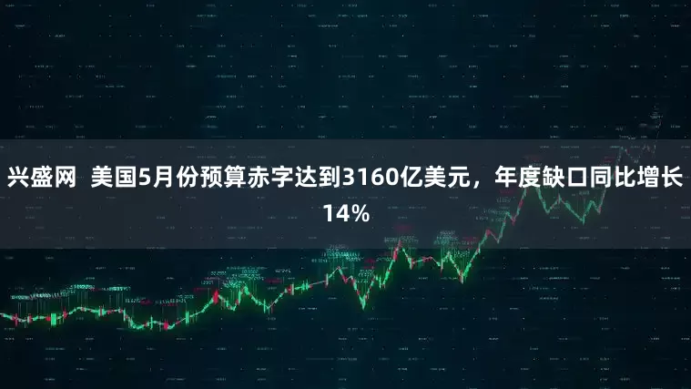 兴盛网  美国5月份预算赤字达到3160亿美元，年度缺口同比增长14%